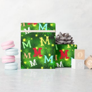 Colorful custom initial for your gift receiver