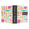 Colorful custom kitchen recipe binder / organizer
