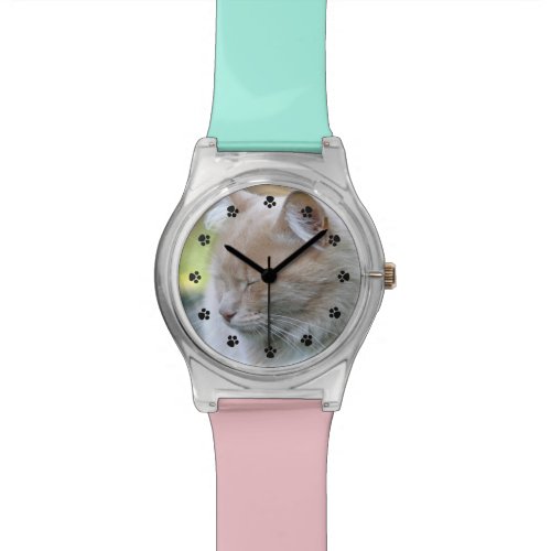 Colorful Custom Pet Photo Wrist Watch