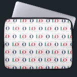 Colorful Custom Rectangle Business Logo Repeating  Laptop Sleeve<br><div class="desc">Promote your business with this elegant laptop sleeve,  featuring your custom logo pattern. Easily add your logo by clicking on the "personalize" option.</div>