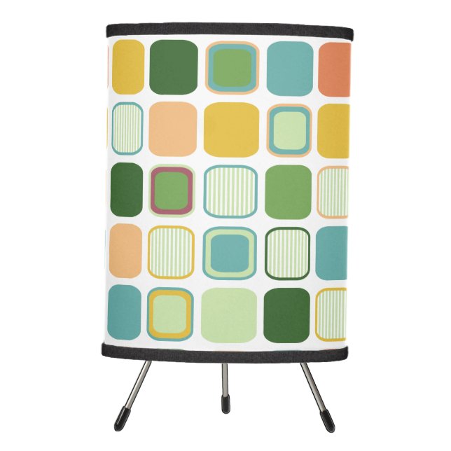 Colorful Customizable Retro Blocks Lamp (Front)