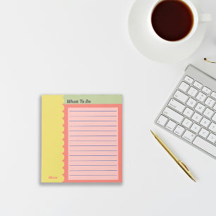 Colorful Customize To Do List Checklist Shopping Notepad