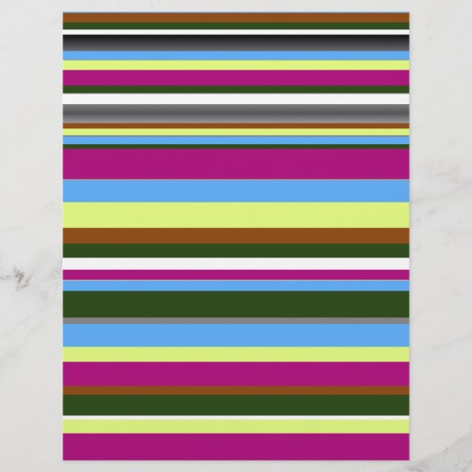 Colorful Customized Designer Stripe (Front)
