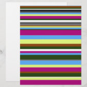 Colorful Customized Designer Stripe (Front/Back)