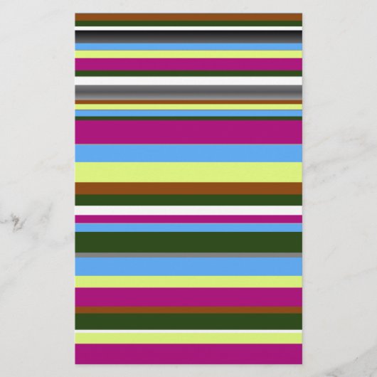 Colorful Customized Designer Stripe (Front)