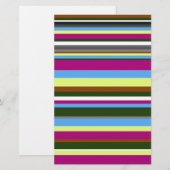 Colorful Customized Designer Stripe (Front/Back)