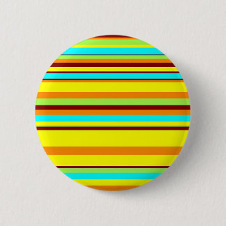 Colorful Customized Designer Stripe Pattern Button