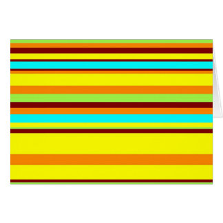 Colorful Customized Designer Stripe Pattern Cards