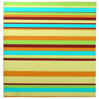 Colorful Customized Designer Stripe Pattern Cloth Napkin