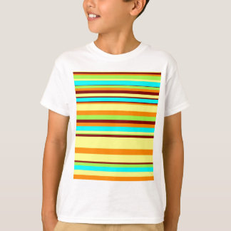 Colorful Customized Designer Stripe Pattern T-Shirt