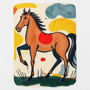 Colorful Cute Animal Print Baby Blanket