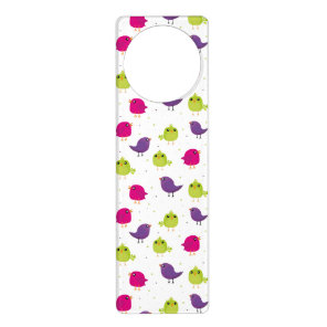 Colorful Cute Birds Pattern Door Hanger