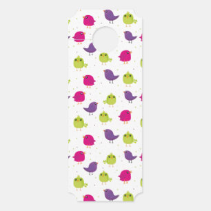 Colorful Cute Birds Pattern Door Hanger