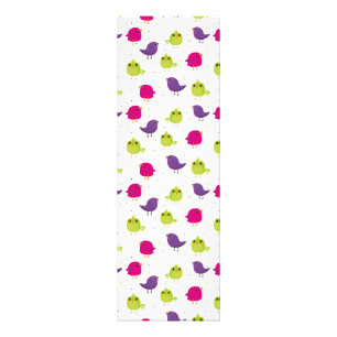 Colorful Cute Birds Pattern Photo Print