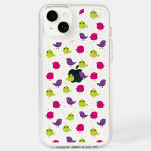 Colorful Cute Birds Pattern Speck iPhone 14 Plus Case