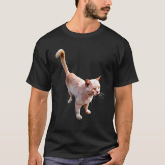 Colorful Cute Cat Graphic T-Shirt