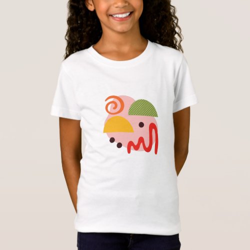 colorful cute design t shirt