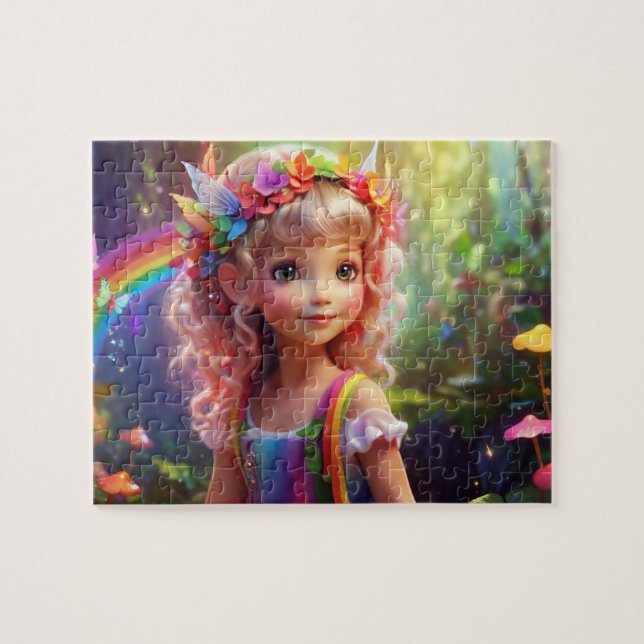 Colorful Cute Fairy Jigsaw Puzzle (Horizontal)