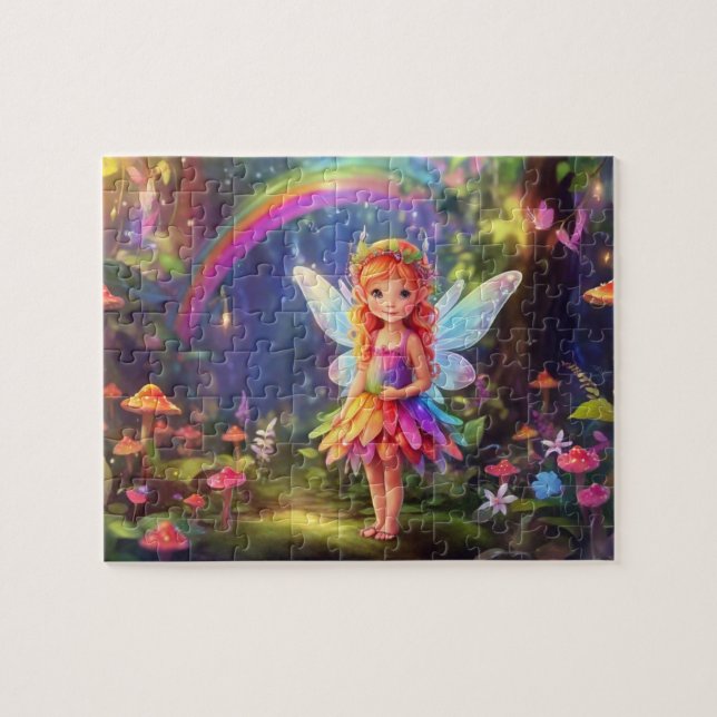 Colorful Cute Fairy Jigsaw Puzzle (Horizontal)