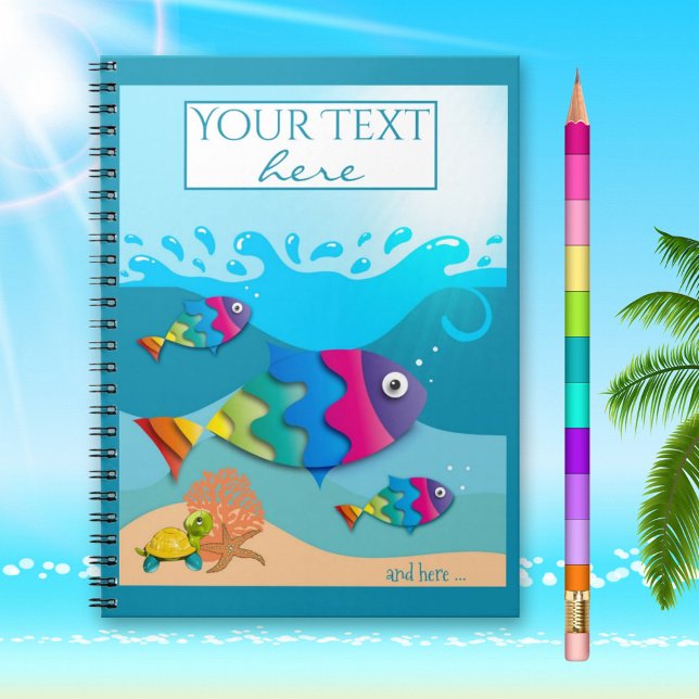 Colorful Cute Fishes Ocean Notebook (Creator Uploaded)