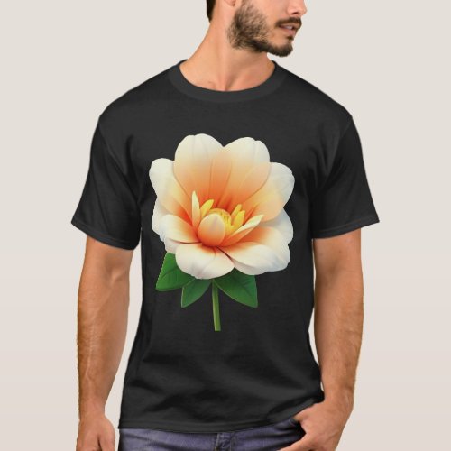 Colorful Cute Flower 3D Cartoon style T_Shirt