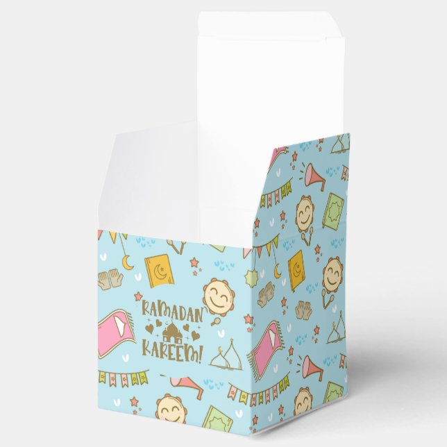 Colorful Cute Fun Ramadan Kareem Goodie Gift Box (Opened)