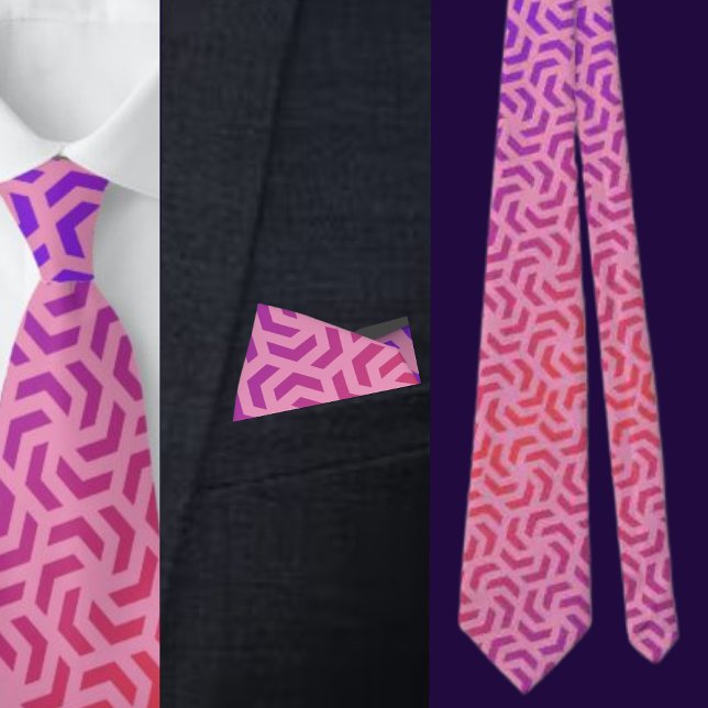 Colorful Cute Geometric Pattern Necktie (Creator Uploaded)