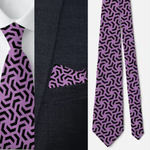 Colorful Cute Geometric Pattern Necktie