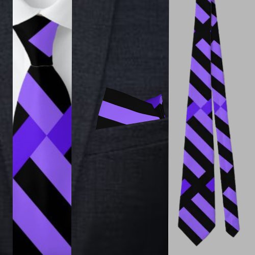 Colorful Cute Geometric Pattern Necktie       