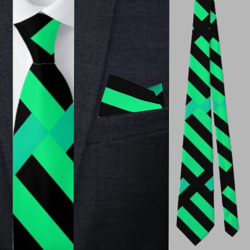 Colorful Cute Geometric Pattern Necktie       