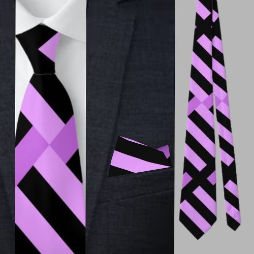 Colorful Cute Geometric Pattern Necktie       