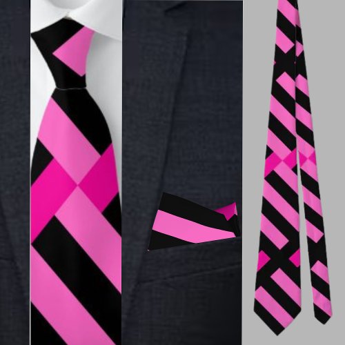 Colorful Cute Geometric Pattern Necktie       