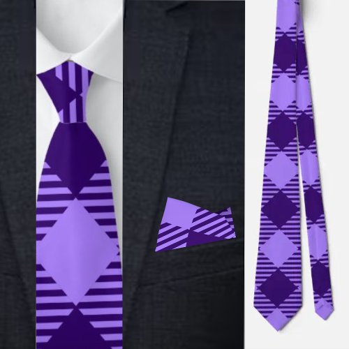 Colorful Cute Geometric Pattern Necktie