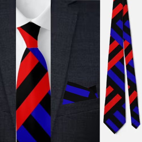 Colorful Cute Geometric Pattern Necktie       