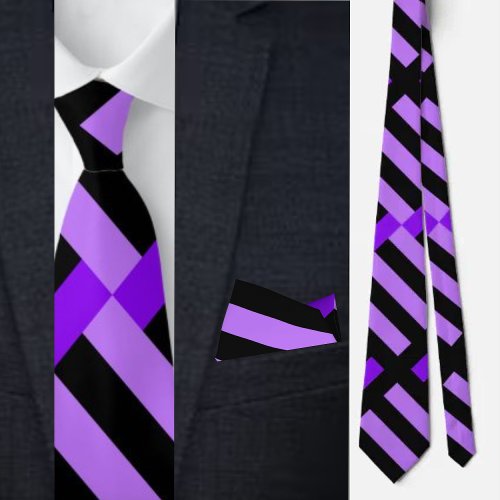 Colorful Cute Geometric Pattern Necktie       