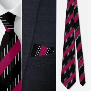 Colorful Cute Stripes Pattern Neck Tie