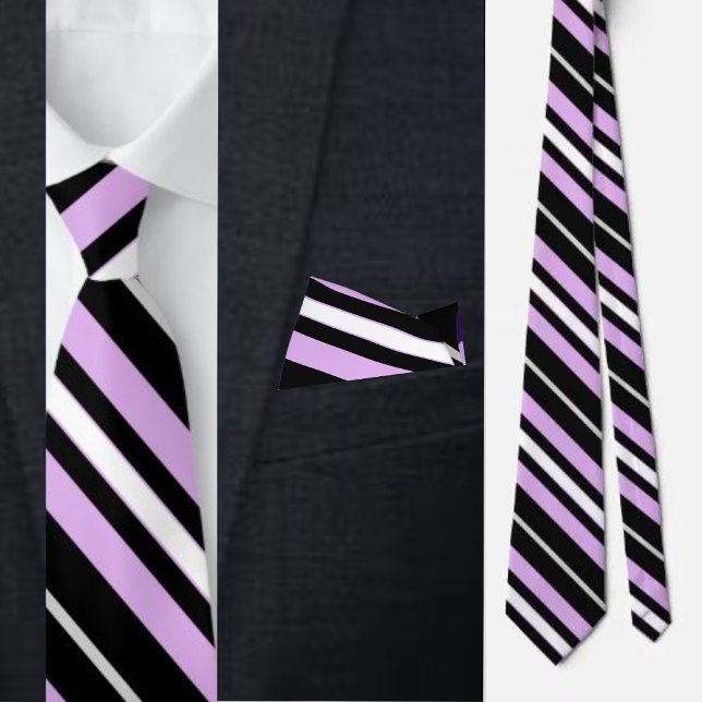 Colorful Cute Stripes Pattern          Neck Tie (Creator Uploaded)