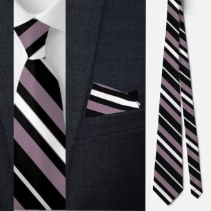 Colorful Cute Stripes Pattern Neck Tie