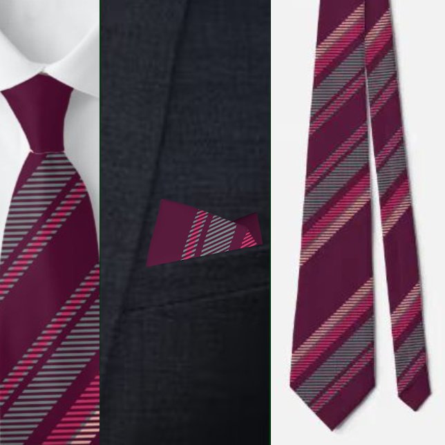 Colorful Cute Stripes Pattern          Neck Tie (Creator Uploaded)