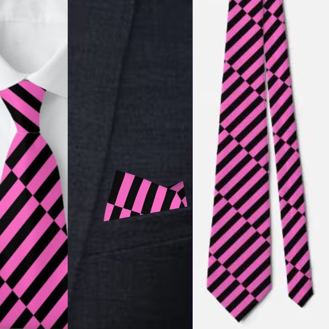 Colorful Cute Stripes Pattern          Neck Tie (Creator Uploaded)