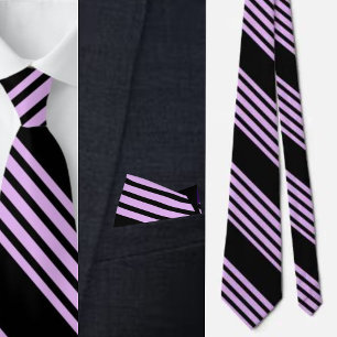 Colorful Cute Stripes Pattern Neck Tie