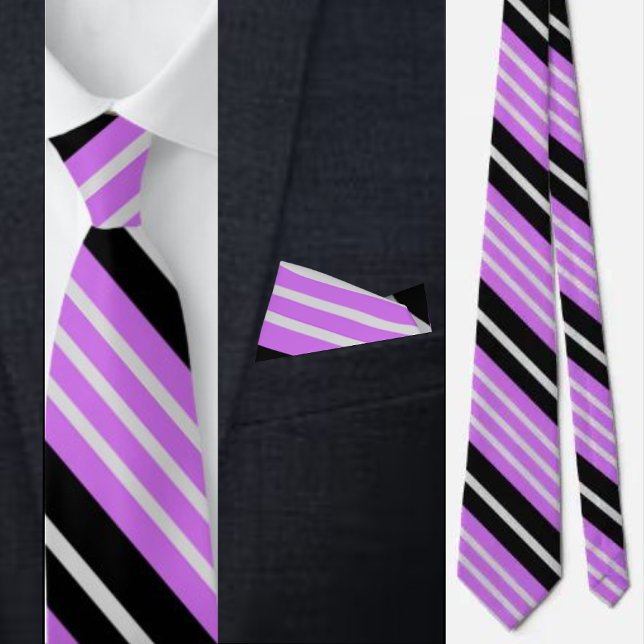 Colorful Cute Stripes Pattern          Neck Tie (Creator Uploaded)