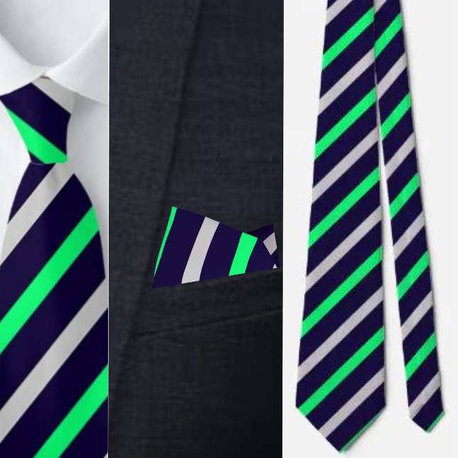Colorful Cute Stripes Pattern          Neck Tie (Creator Uploaded)