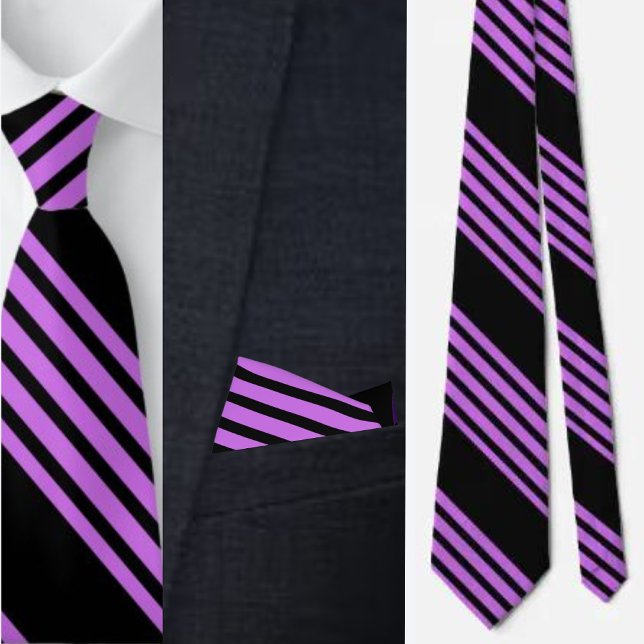 Colorful Cute Stripes Pattern          Neck Tie (Creator Uploaded)