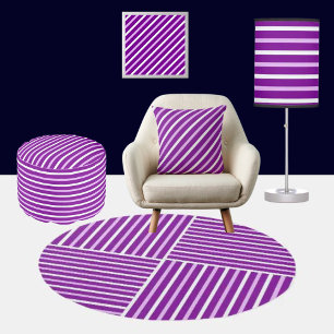 Colorful Cute Stripes Pattern Table Lamp