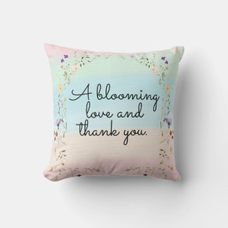 Colorful Cute Throw Pillow