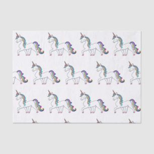 Colorful Cute Unicorn Tissue Paper