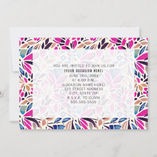 Colorful Cutouts All Purpose Generic Party Invitation