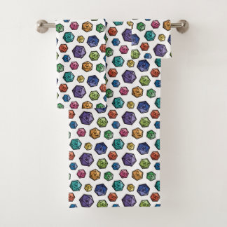 Colorful D20s All-Over-Print Towel Set