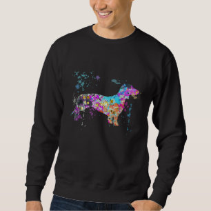 Colorful Dachshund Dog Dachshunds Sweatshirt